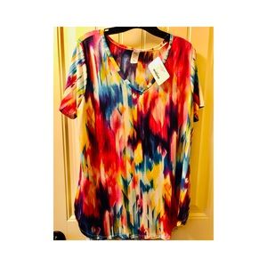 Colorful top jersey knit